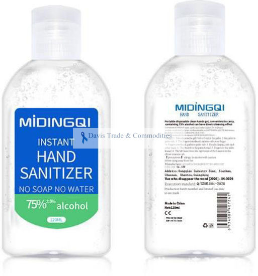 Hand Sanitizer 120ml (4 oz)Davis Trade & Commodities