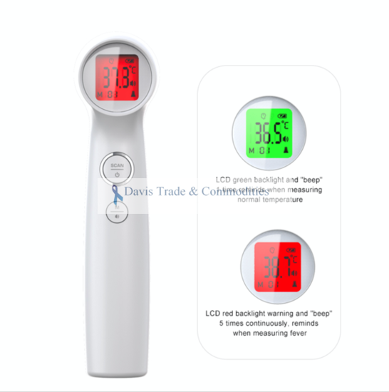 ForeheadEar Temperature Probe GunDavis Trade & Commodities